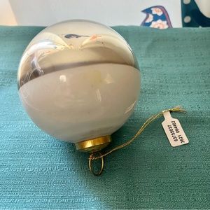 Anthropologie Terrain Milky Globe Ornament